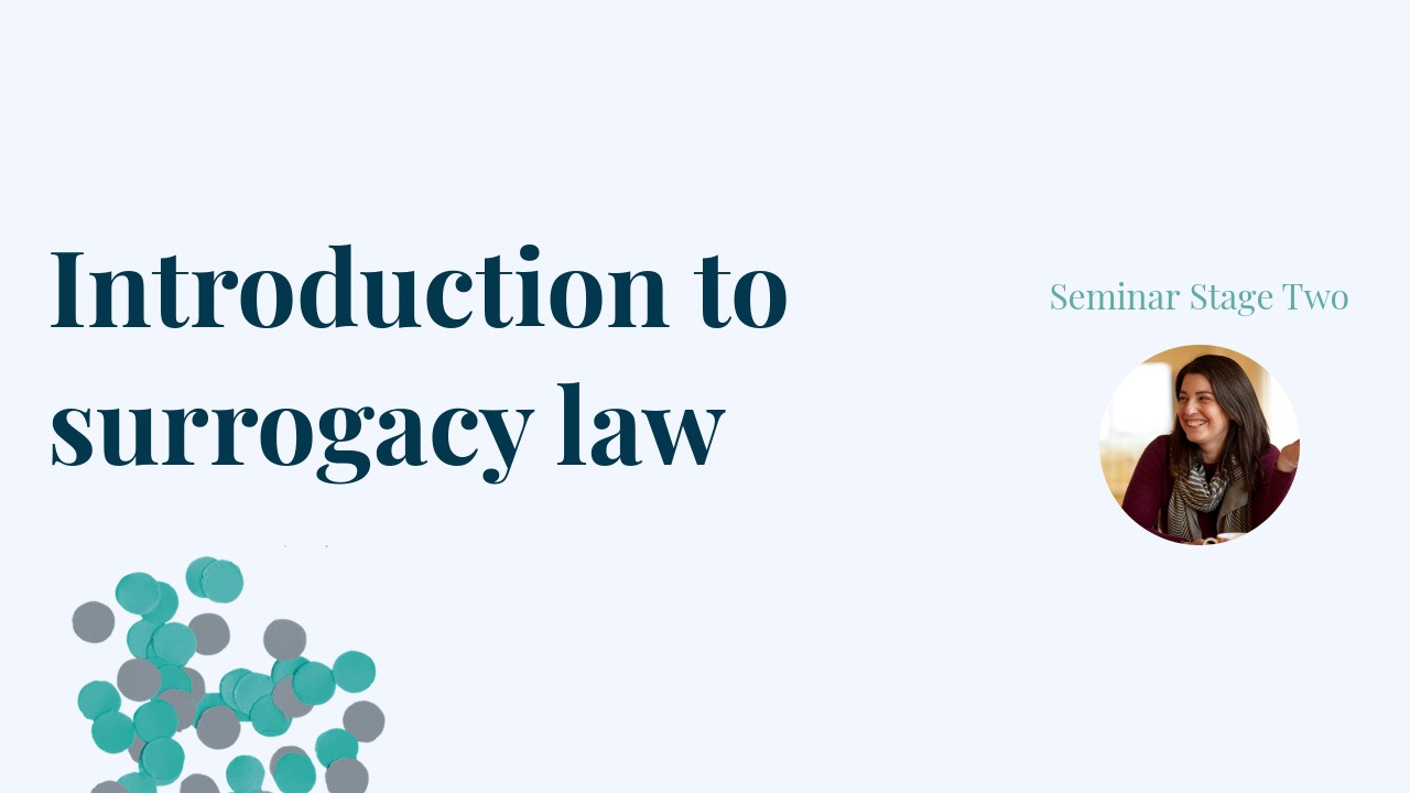 Introduction to surrogacy law