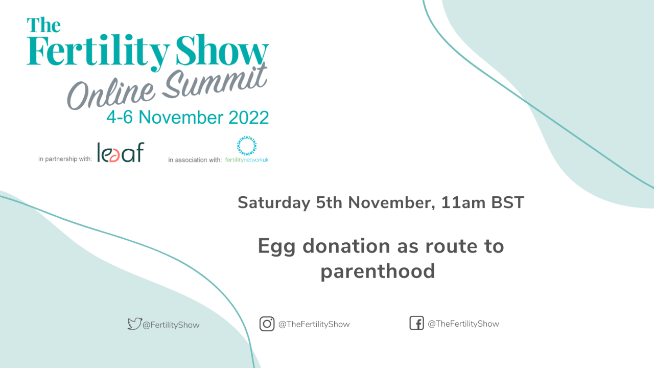 Egg donation as route to parenthood 