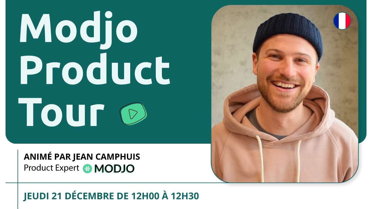 🇫🇷 Modjo Product Tour | Décembre 2023