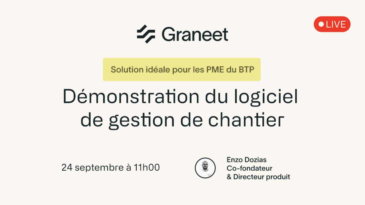 Démonstration en direct du logiciel Graneet